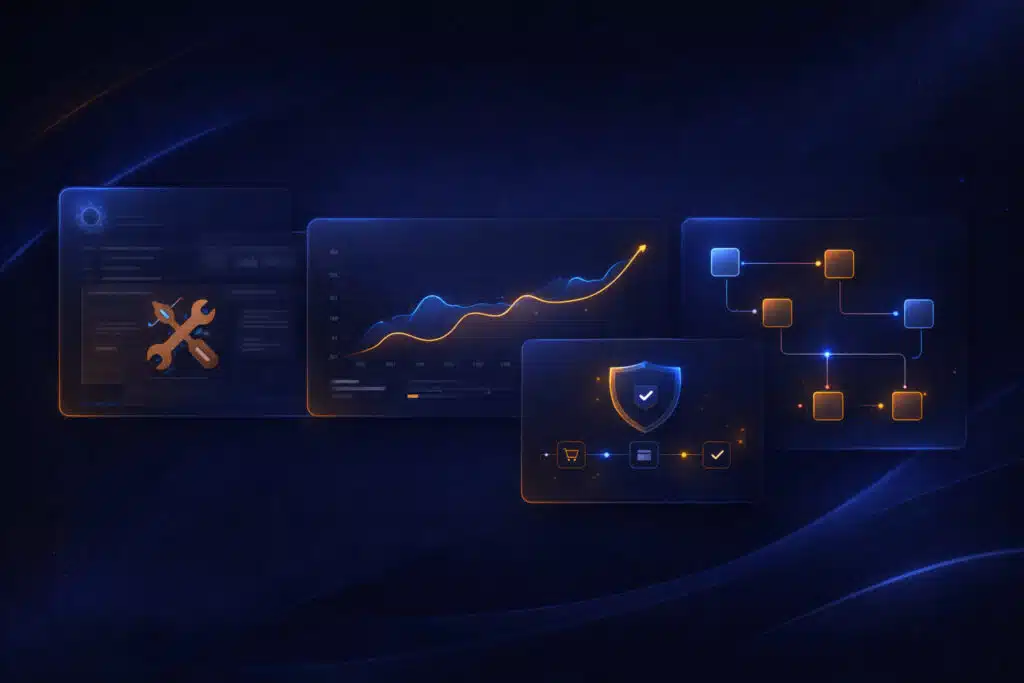 Website performance and Core Web Vitals illustration