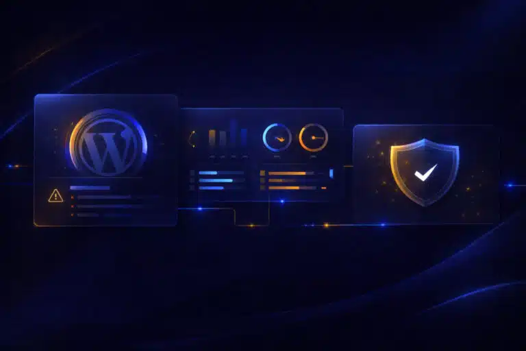 WordPress debugging and recovery illustration